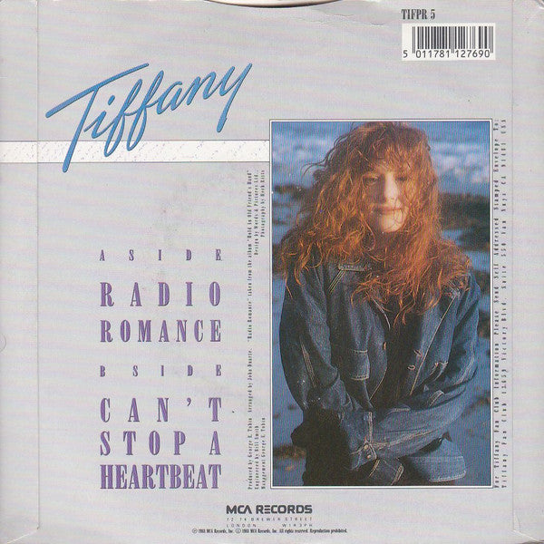 Tiffany : Radio Romance (7", Single, Pos)