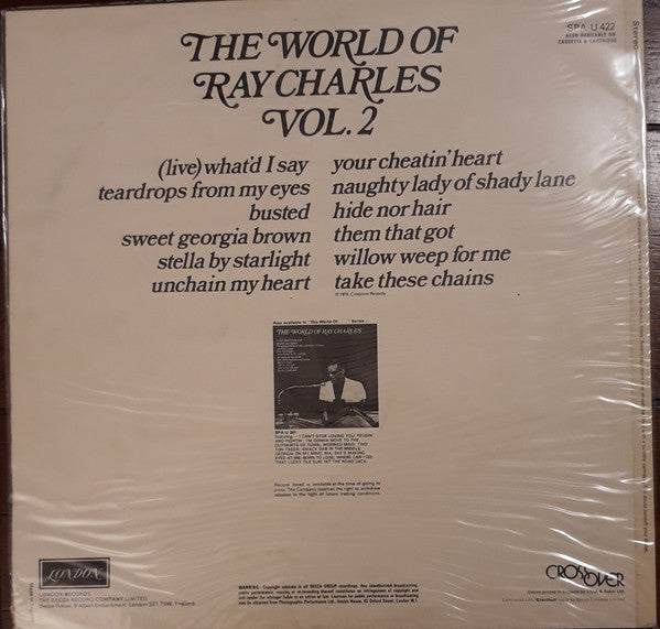Ray Charles : The World Of Ray Charles Vol. 2 (LP, Comp)