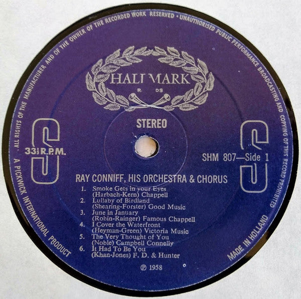 Ray Conniff And His Orchestra & Chorus : Ray Conniff, His Orchestra & Chorus (LP, Album, RE)