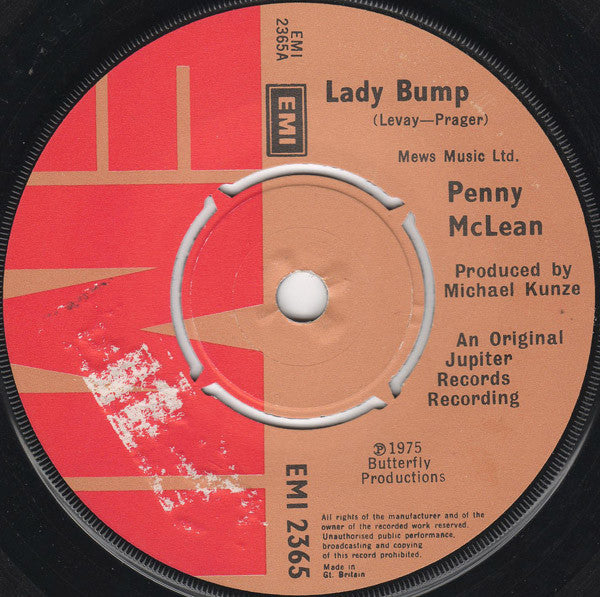 Penny McLean : Lady Bump (7")