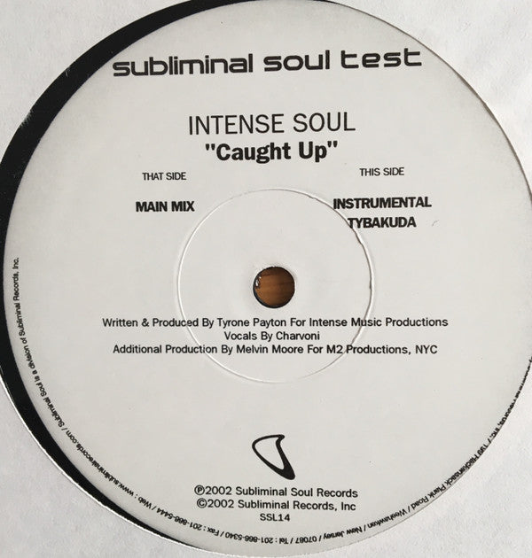 Intense Soul : Caught Up (12", TP)