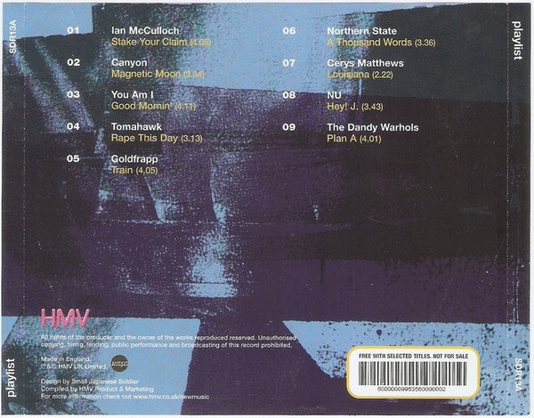 Various : Playlist: Volume 13 (CD, Comp, Promo, Smplr)