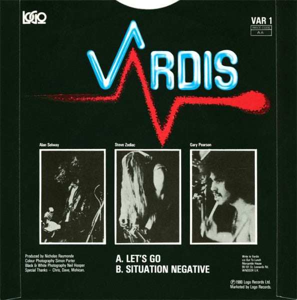 Vardis : Let's Go (2x7", Single)