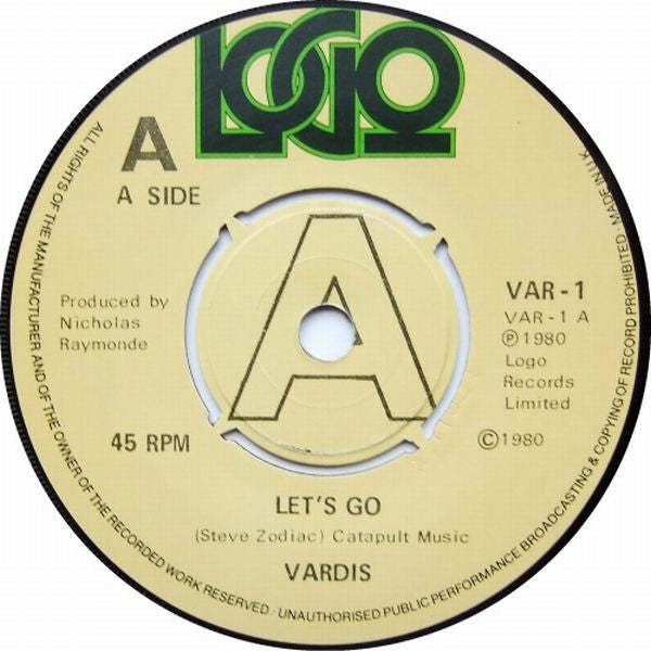 Vardis : Let's Go (2x7", Single)
