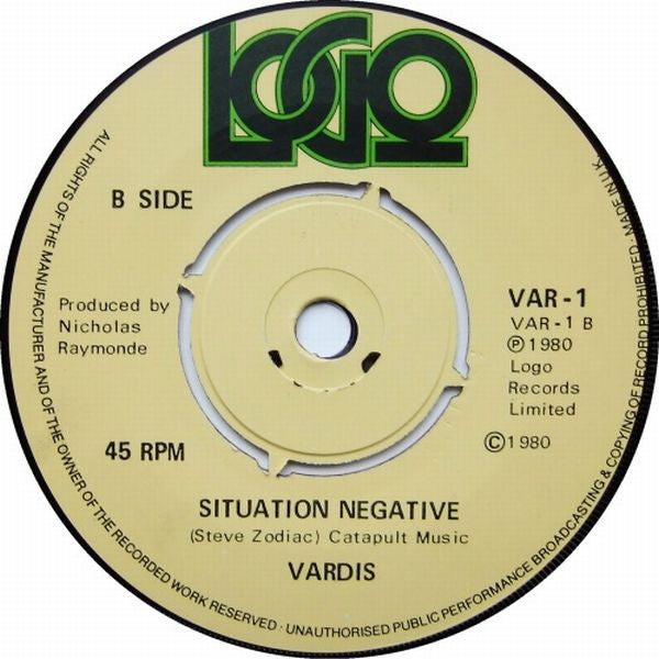 Vardis : Let's Go (2x7", Single)