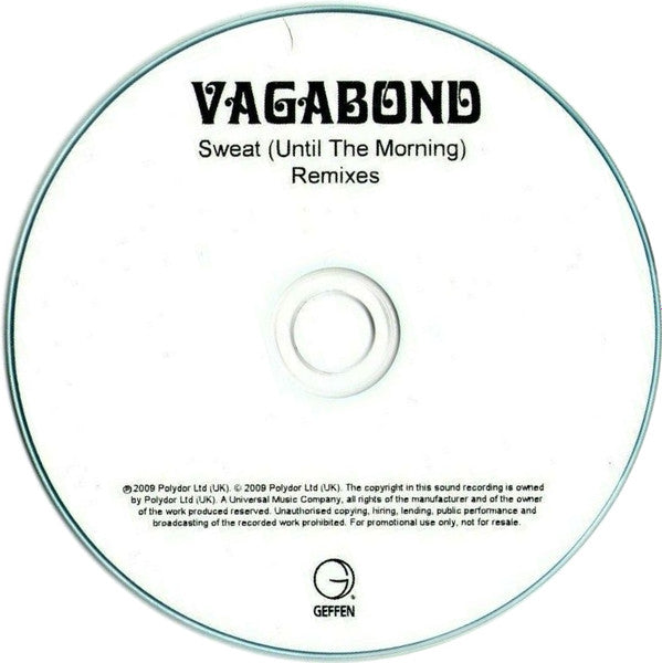 Vagabond (4) : Sweat (Until The Morning) (CDr, Promo)