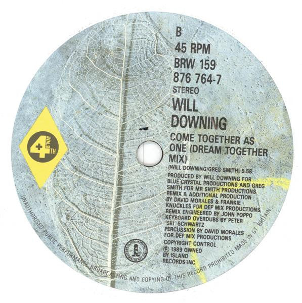 Will Downing : Come Together As One (7", Single)