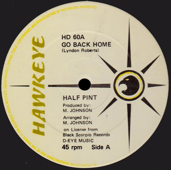 Half Pint (3) : Go Back Home (12")