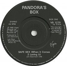 Pandora's Box (2) : Safe Sex (When It Comes  2 Loving U) (7", Single)