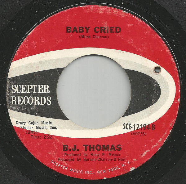 B.J. Thomas : I Can't Help It (If I'm Still In Love With You) (7", Single)