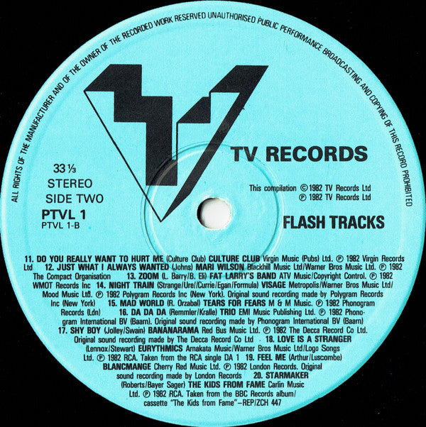 Various : Flash Tracks (LP, Comp)