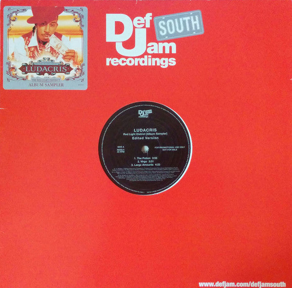 Ludacris : The Red Light District [Album Sampler] (12", Promo, Smplr)