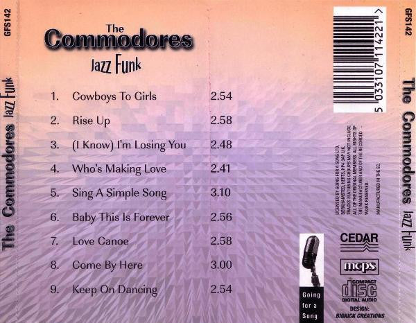 Commodores : Jazz Funk (CD, Album, RE)