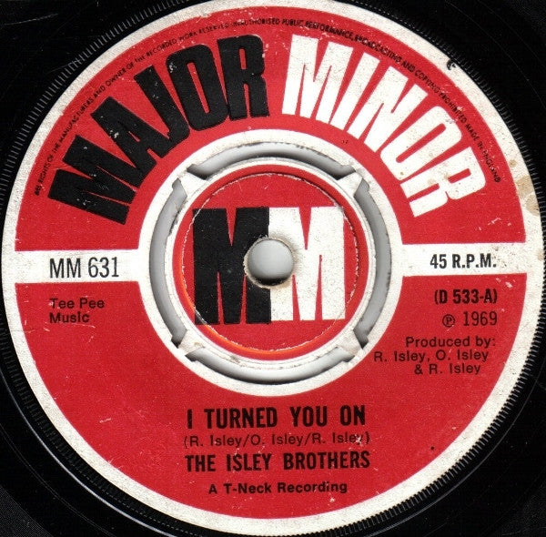 The Isley Brothers : I Turned You On (7", Single)