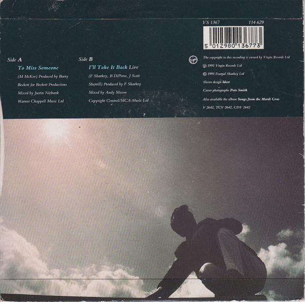 Feargal Sharkey : To Miss Someone (7")