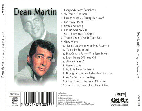 Dean Martin : The Very Best Volume 2 (CD, Comp)