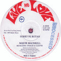 Major Mackerel / Thriller U : Sorry Fe Botah / I've Been Sitting (12")