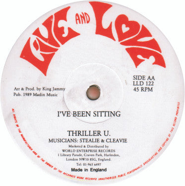 Major Mackerel / Thriller U : Sorry Fe Botah / I've Been Sitting (12")