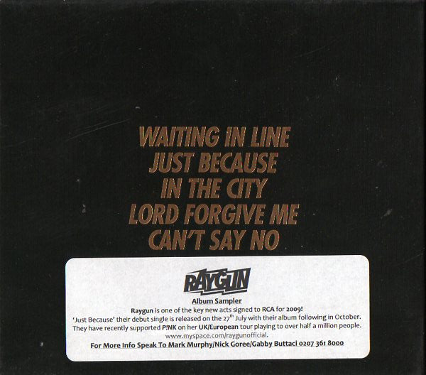 Raygun (5) : Album Sampler (CD, Promo, Smplr)