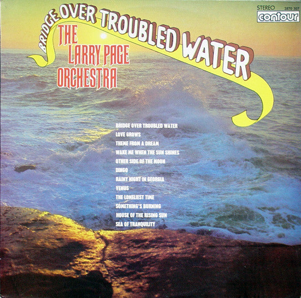The Larry Page Orchestra* : Bridge Over Troubled Water (LP, RE)
