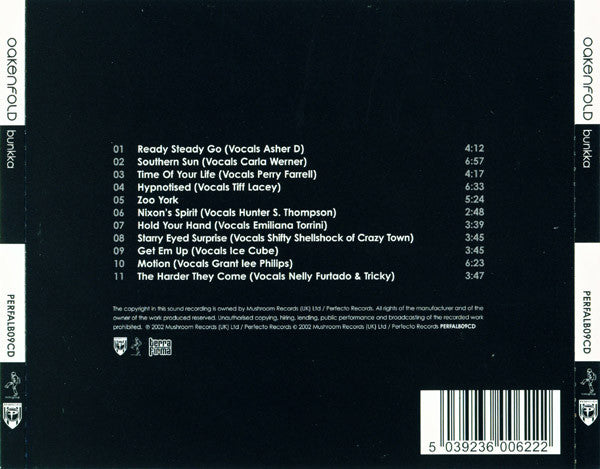 Oakenfold* : Bunkka (CD, Album)