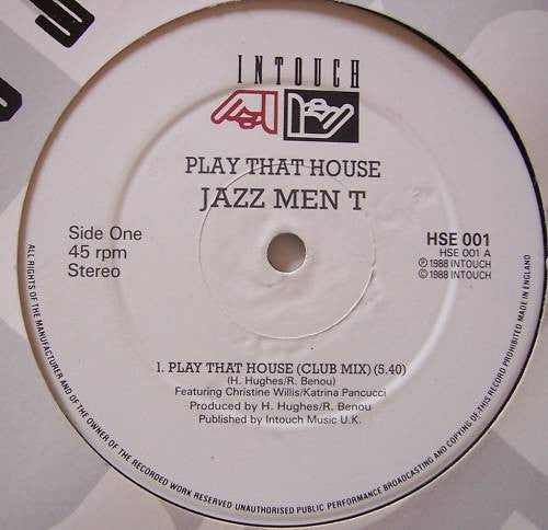 Jazz Men T : Play That House (12")