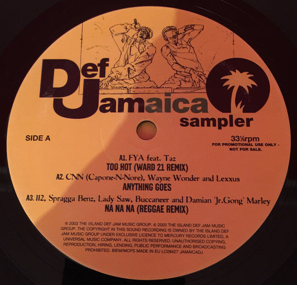 Various : Def Jamaica Sampler (12", Promo, Smplr)