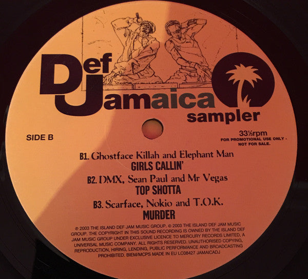 Various : Def Jamaica Sampler (12", Promo, Smplr)