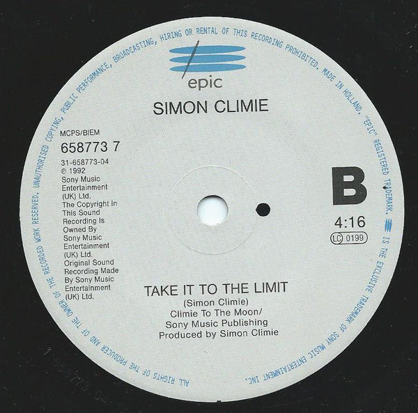 Simon Climie : Does Your Heart Still Break (7")
