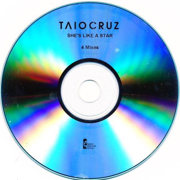 Taio Cruz : She's Like A Star (Remixes) (CDr, Single, Promo)