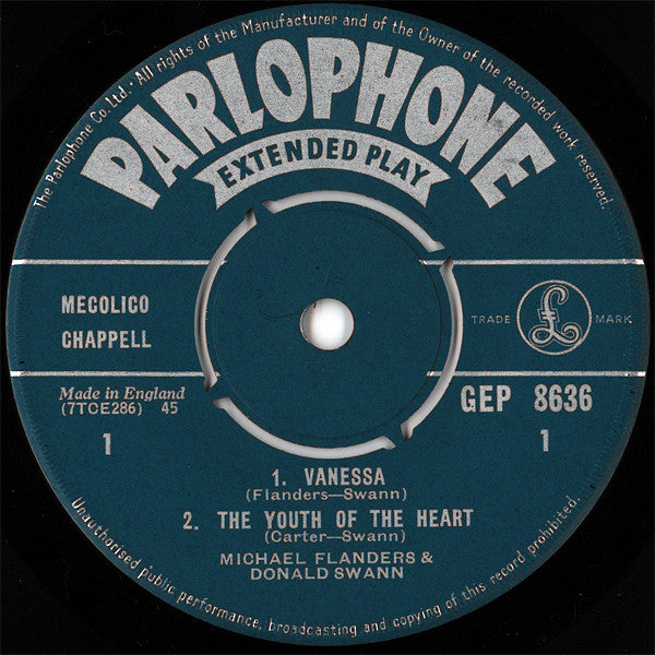 Flanders & Swann : More Out Of The Hat! (7", EP, Mono)