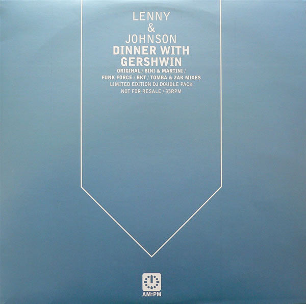 Lenny & Johnson : Dinner With Gershwin (2x12", Ltd, Promo)