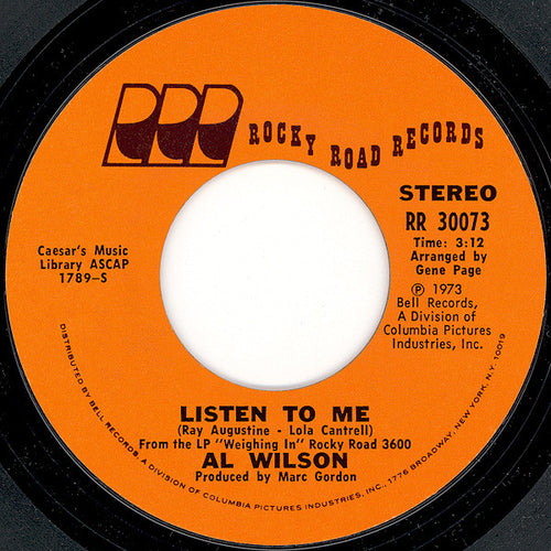 Al Wilson : Show And Tell (7", Single, Styrene, Pit)