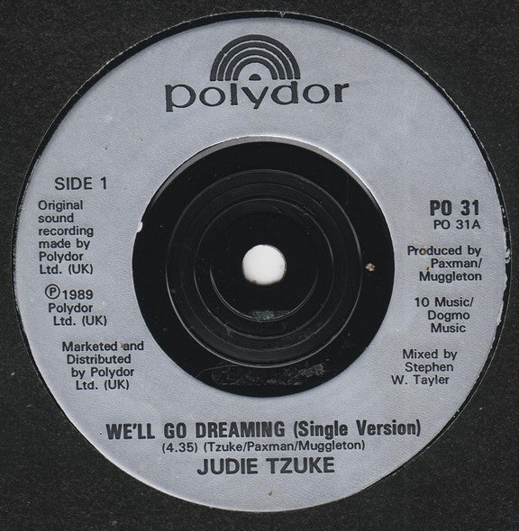Judie Tzuke : We'll Go Dreaming (7", Single)
