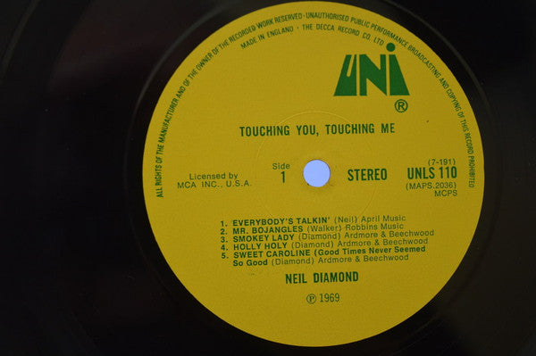 Neil Diamond : Touching You, Touching Me (LP, Album)