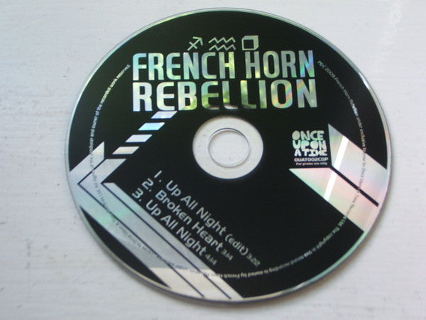 French Horn Rebellion : Up All Night (CD, Single, Promo)