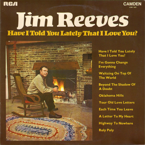 Jim Reeves : Have I Told You Lately That I Love You? (LP, Comp, Mono)