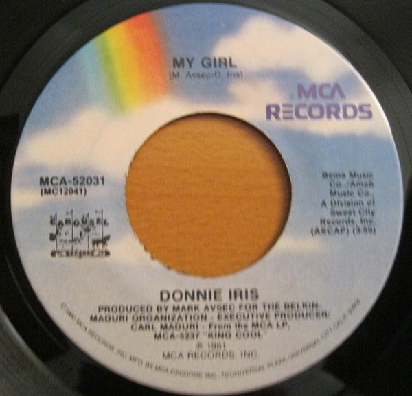 Donnie Iris : My Girl (7", Single)