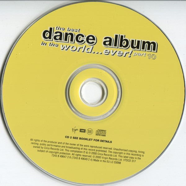 Various : The Best Dance Album In The World... Ever! Part 10 (2xCD, Comp)