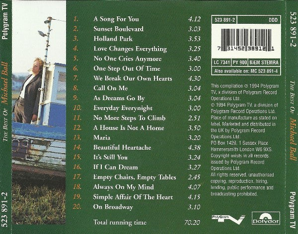 Michael Ball : The Best Of Michael Ball (CD, Comp)