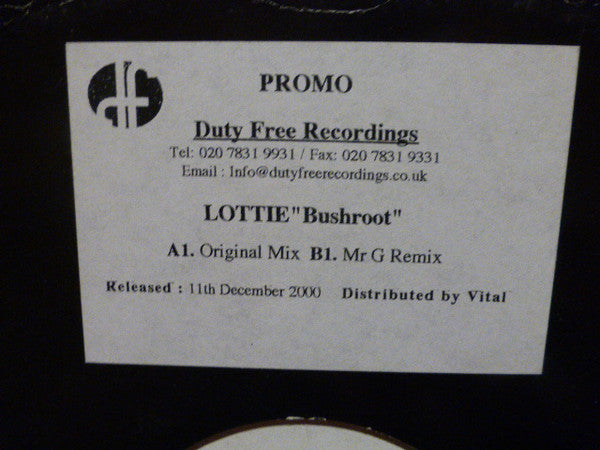 Lottie : Bushroot (12", W/Lbl)