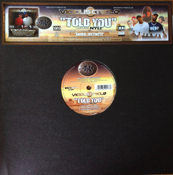 Vicious Circle (2) : Told You (12")