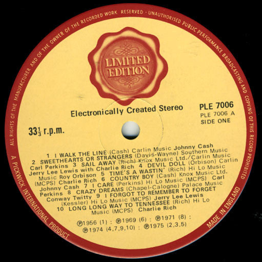 Various : 20 Originals From The Country And Western Hall Of Fame (LP, Comp, Ltd, M/Print)