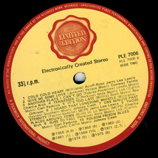 Various : 20 Originals From The Country And Western Hall Of Fame (LP, Comp, Ltd, M/Print)