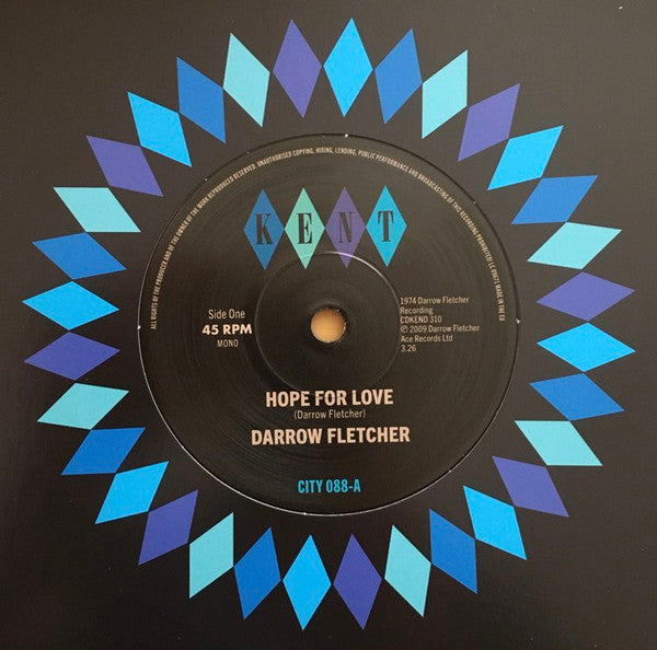 Darrow Fletcher : Hope For Love (7", Single)
