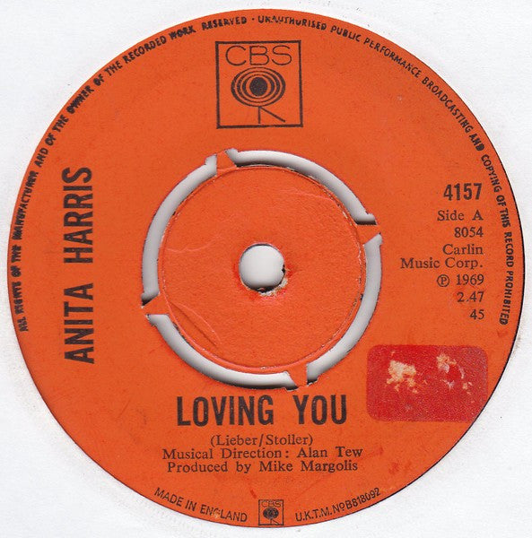 Anita Harris : Loving You (7", Single)