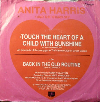 Anita Harris And The Young Set : Touch The Heart Of A Child With Sunshine (7", Single, 4-P)