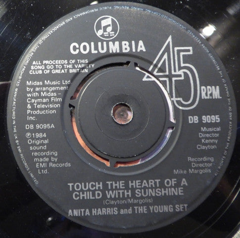 Anita Harris And The Young Set : Touch The Heart Of A Child With Sunshine (7", Single, 4-P)