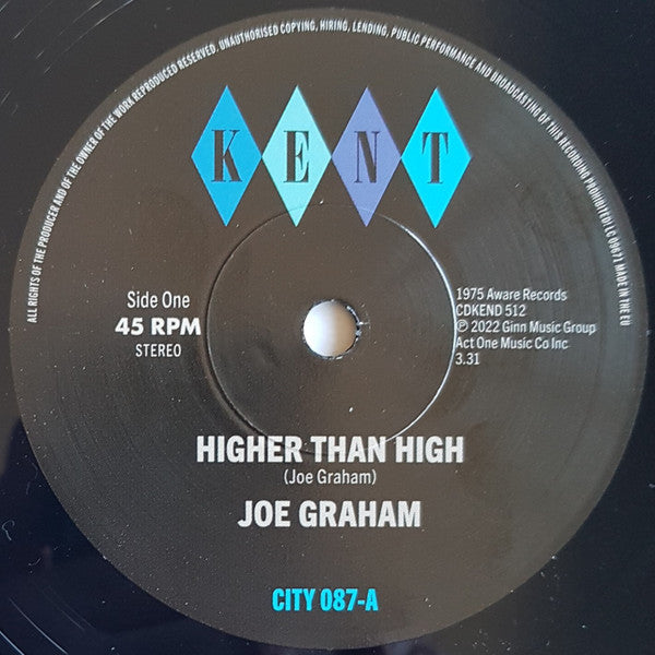 Joe Graham / John Edwards (3) : Higher Than High / It's Got To Be The Real Thing For Me (7", Single)
