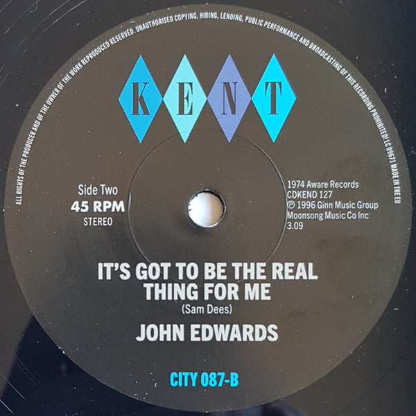 Joe Graham / John Edwards (3) : Higher Than High / It's Got To Be The Real Thing For Me (7", Single)
